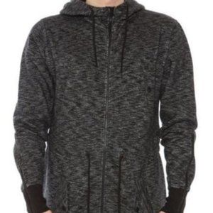 Onyx Heather Grey Fishtail Hoodie JJ5755
